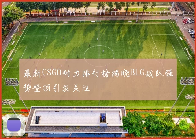 最新CSGO耐力排行榜揭晓BLG战队强势登顶引发关注