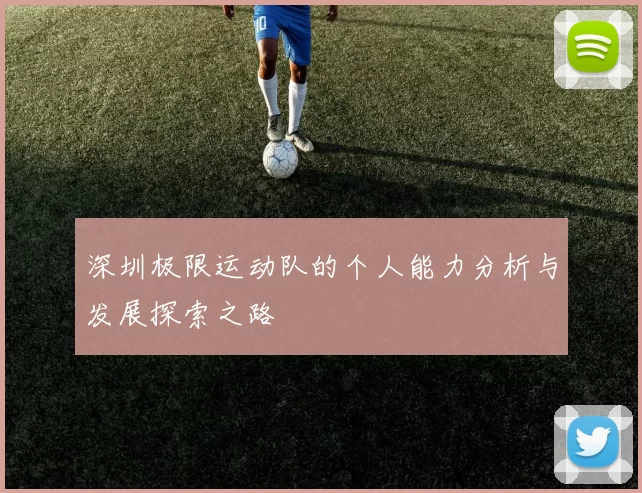深圳极限运动队的个人能力分析与发展探索之路