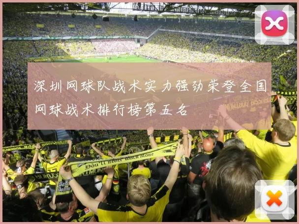深圳网球队战术实力强劲荣登全国网球战术排行榜第五名